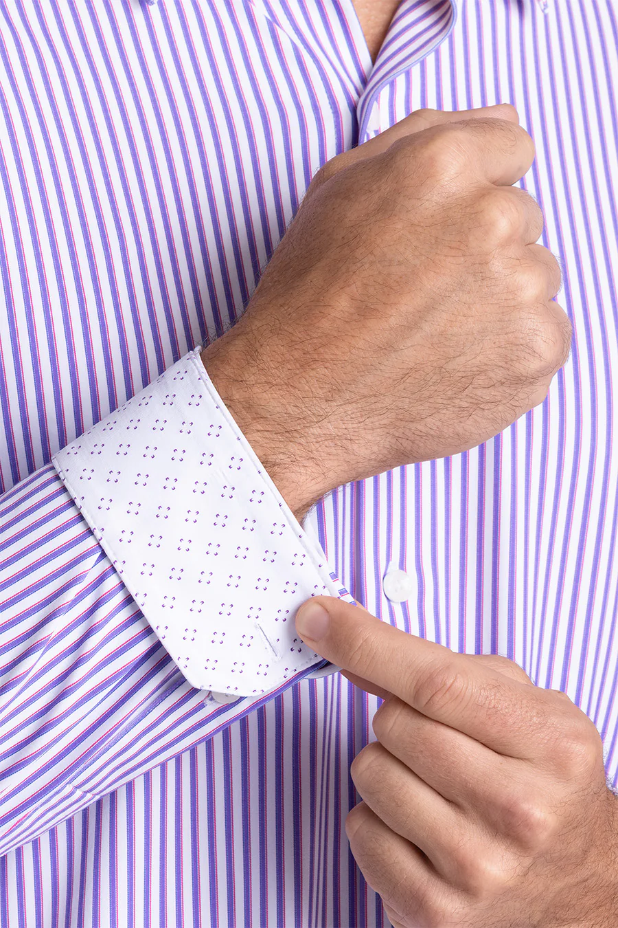 Crowd Pleaser in White Purple - Image 5