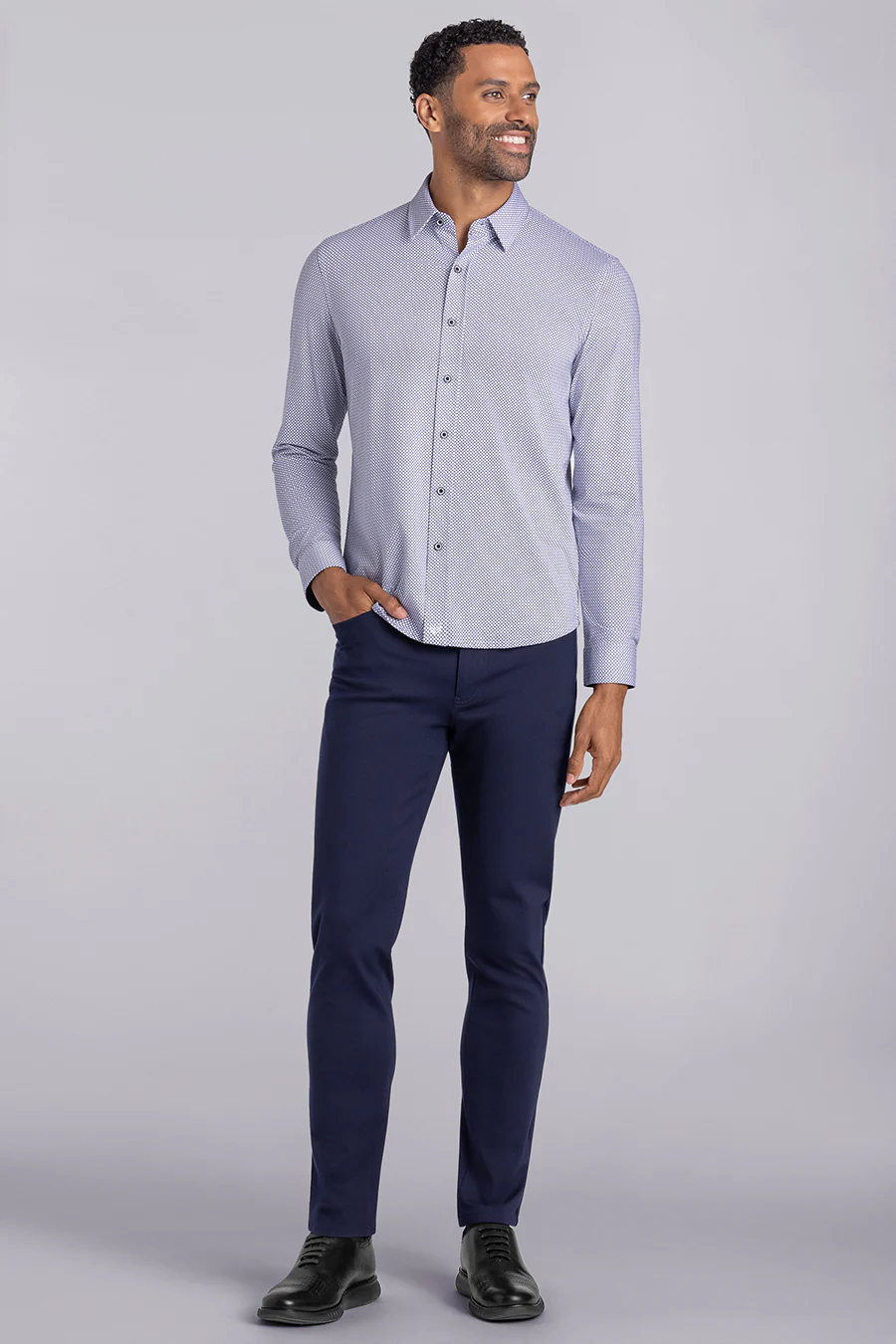 Stately In White Navy - Image 5