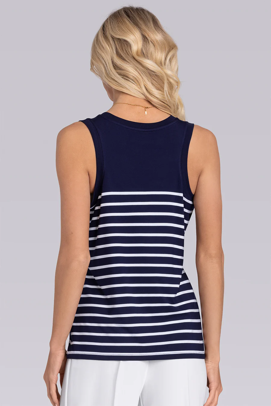 Summer Nights in Deep Sea Blue White - Image 4