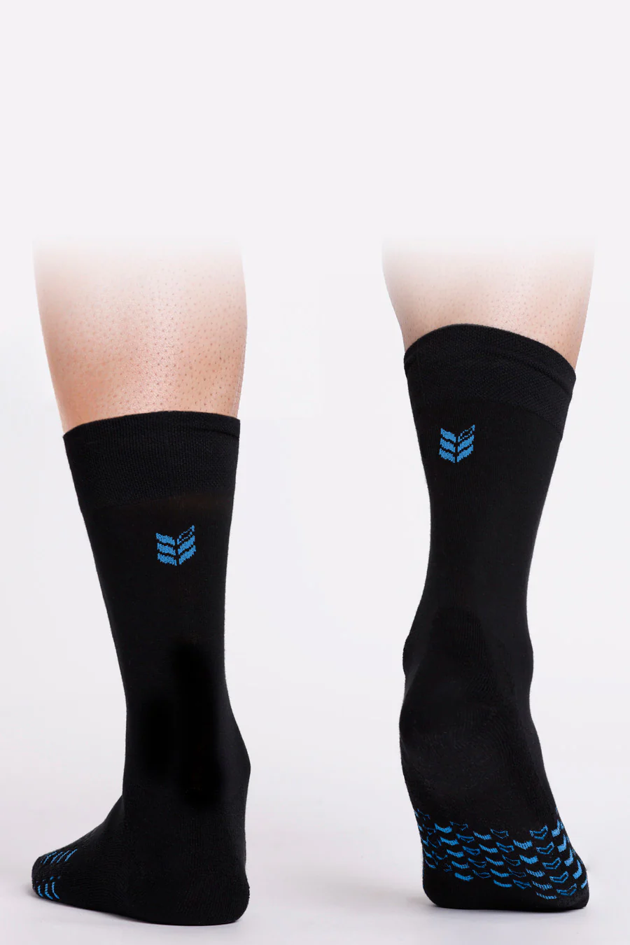 Walk This Way Socks in Black Cyan - Image 3