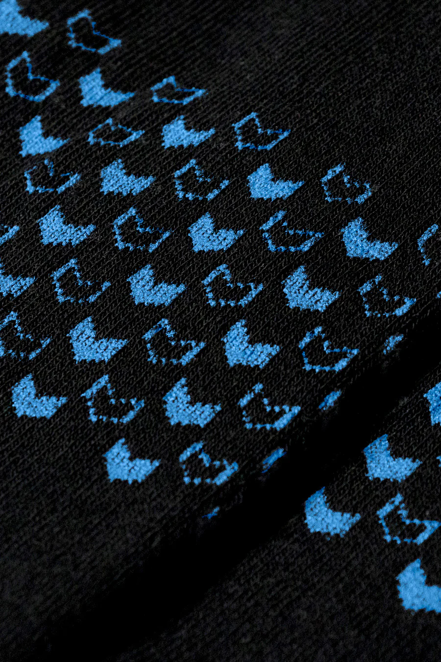 Walk This Way Socks In Black Cyan 3 Pack - Image 5